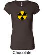 Fallout Shirt Radioactive Radiation Symbol Ladies Longer Length Shirt