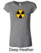 Fallout Shirt Radioactive Radiation Symbol Ladies Longer Length Shirt