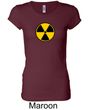 Fallout Shirt Radioactive Radiation Symbol Ladies Longer Length Shirt