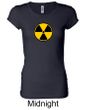 Fallout Shirt Radioactive Radiation Symbol Ladies Longer Length Shirt