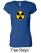 Fallout Shirt Radioactive Radiation Symbol Ladies Longer Length Shirt
