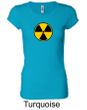 Fallout Shirt Radioactive Radiation Symbol Ladies Longer Length Shirt