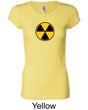 Fallout Shirt Radioactive Radiation Symbol Ladies Longer Length Shirt