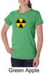 Fallout Shirt Radioactive Radiation Symbol Ladies Organic T-shirt