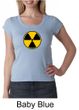 Fallout Shirt Radioactive Radiation Symbol Ladies Scoop Neck Shirt