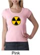 Fallout Shirt Radioactive Radiation Symbol Ladies Scoop Neck Shirt