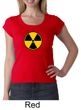 Fallout Shirt Radioactive Radiation Symbol Ladies Scoop Neck Shirt