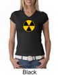 Fallout Shirt Radioactive Radiation Symbol Ladies V-neck Shirt