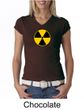 Fallout Shirt Radioactive Radiation Symbol Ladies V-neck Shirt