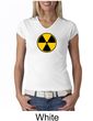 Fallout Shirt Radioactive Radiation Symbol Ladies V-neck Shirt