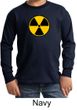 Fallout Shirt Radioactive Radiation Symbol Youth Long Sleeve Shirt