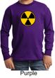 Fallout Shirt Radioactive Radiation Symbol Youth Long Sleeve Shirt