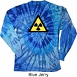 Fallout Shirt Radioactive Triangle Long Sleeve Tie Dye Tee Shirt