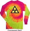 Fallout Shirt Radioactive Triangle Long Sleeve Tie Dye Tee Shirt