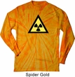 Fallout Shirt Radioactive Triangle Long Sleeve Tie Dye Tee Shirt