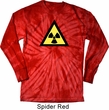 Fallout Shirt Radioactive Triangle Long Sleeve Tie Dye Tee Shirt