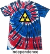 Fallout Shirt Radioactive Triangle Patriotic Tie Dye Tee T-shirt