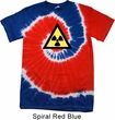 Fallout Shirt Radioactive Triangle Patriotic Tie Dye Tee T-shirt