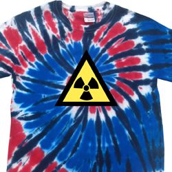 Fallout Shirt Radioactive Triangle Patriotic Tie Dye Tee T-shirt Fallout Shirt Radioactive Triangle Patriotic Tie Dye Tee T-shirt
