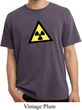 Fallout Shirt Radioactive Triangle Pigment Dyed Tee T-Shirt