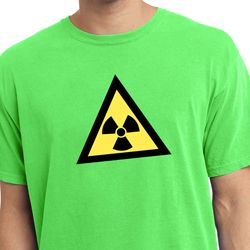 Fallout Shirt Radioactive Triangle Pigment Dyed Tee T-Shirt Fallout Shirt Radioactive Triangle Pigment Dyed Tee T-Shirt