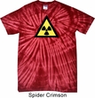 Fallout Shirt Radioactive Triangle Spider Tie Dye Tee T-shirt