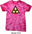 Fallout Shirt Radioactive Triangle Spider Tie Dye Tee T-shirt