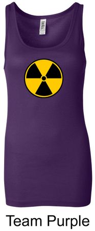 Fallout Tank Top Radioactive Radiation Ladies Longer Length Tanktop