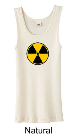 Fallout Tank Top Radioactive Radiation Symbol Ladies Organic Tanktop