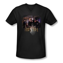 FarScape Shirt Cast Slim Fit V Neck Tee T-Shirt