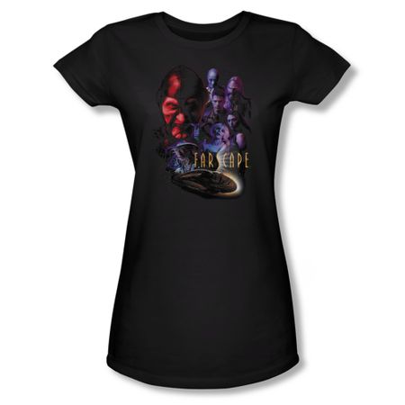 FarScape Shirt Criminal Juniors Shirt Tee T-Shirt