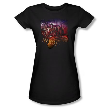 FarScape Shirt Graphic Collage Juniors Shirt Tee T-Shirt