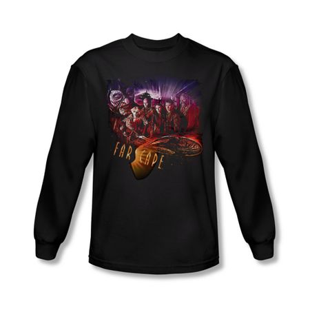 FarScape Shirt Graphic Collage Long Sleeve Tee T-Shirt