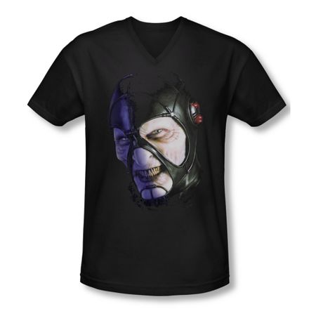 FarScape Shirt Smiling Slim Fit V Neck Tee T-Shirt
