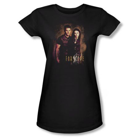 FarScape Shirt Wanted Juniors Shirt Tee T-Shirt