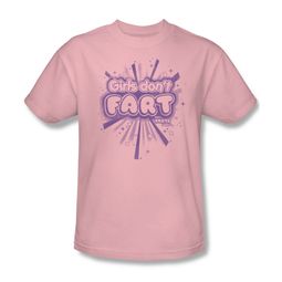 Farts Candy Shirt Girls Don't Fart Pink T-Shirt