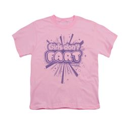 Farts Candy Shirt Kids Girls Don't Fart Pink T-Shirt