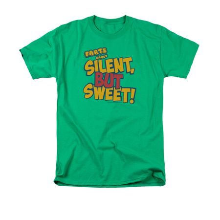Farts Candy Shirt Silent But Sweet Kelly Green T-Shirt