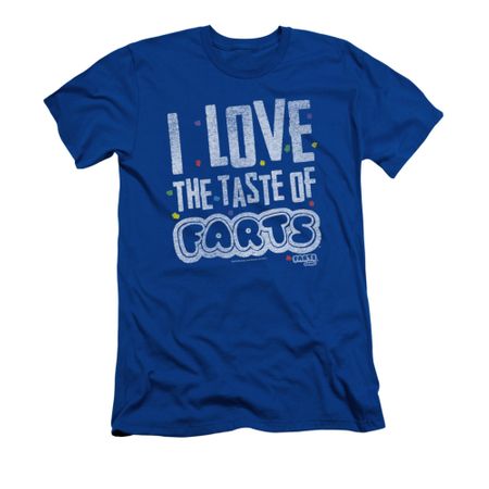 Farts Candy Shirt Slim Fit Tasty Farts Royal Blue T-Shirt
