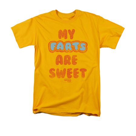 Farts Candy Shirt Sweet Farts Gold T-Shirt
