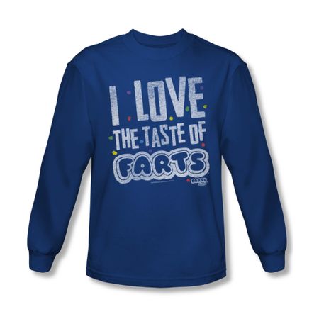 Farts Candy Shirt Tasty Farts Long Sleeve Royal Blue Tee T-Shirt