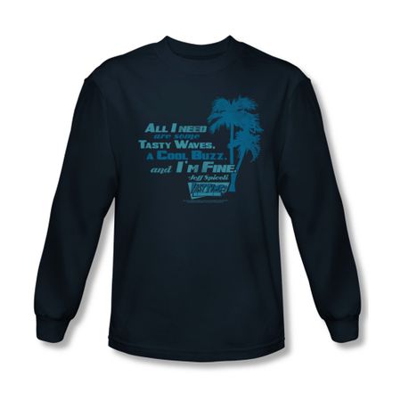 Fast Times At Ridgemont High Shirt All I Need Long Sleeve Navy Tee T-Shirt