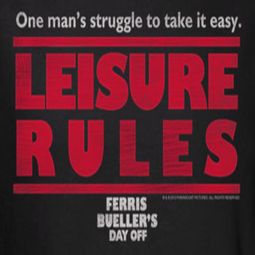 Ferris Bueller's Day Off Leisure Rules Shirts