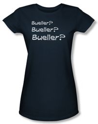 Ferris Bueller's Day Off Shirt Juniors Bueller? Navy Blue Tee T-Shirt