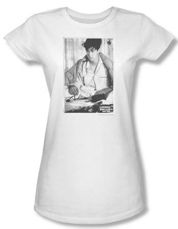 Ferris Bueller's Day Off Shirt Juniors Cameron White Tee T-Shirt
