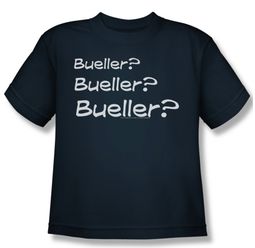 Ferris Bueller's Day Off Shirt Kids Bueller? Navy Blue Youth Tee T-Shirt