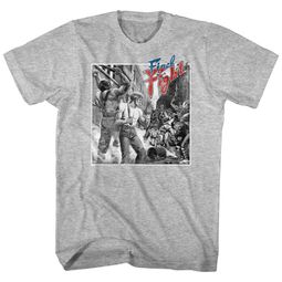 Final Fight Shirt B&W Fight Athletic Heather T-Shirt