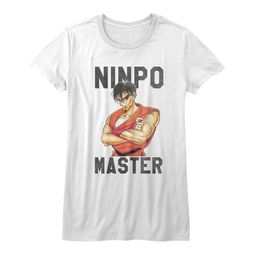Final Fight Shirt Juniors Ninpo Master White T-Shirt