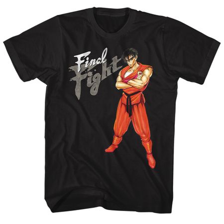 Final Fight Video Game Shirt Guy Black T-Shirt