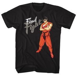 Final Fight Video Game Shirt Guy Black T-Shirt